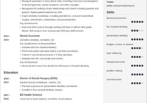 Sample Resume for Bds Freshers India Dental Resume Examples for 2022 [lancarrezekiqskills, format]