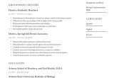 Sample Resume for Bds Freshers India Dentist Resume Examples & Writing Guide Â· Resume.io
