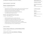 Sample Resume for Bds Freshers India Dentist Resume Examples & Writing Guide Â· Resume.io
