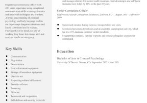 Sample Resume for Beginning Correction Officers Correctional Officer Resume Examples In 2022 – Resumebuilder.com