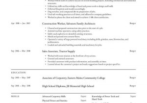 Sample Resume for Blue Collar Worker Construction Worker Resume Examples & Writing Tips 2021 (free Guide)