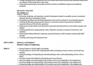 Sample Resume for Bpo Voice Process Experienced Pdf Sample Resume for Bpo Non Voice