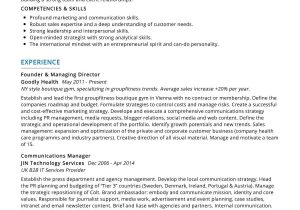 Sample Resume for Brand and Communications Specialist Marketing Communications Expert Resume Sample 2022 Writing Tips …