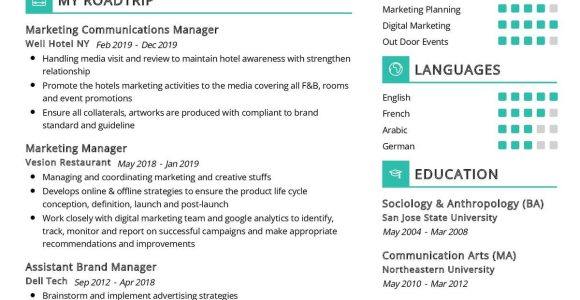 Sample Resume for Brand and Communications Specialist Marketing Communications Manager Cv Sample 2021 – Resumekraft