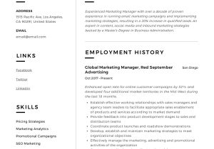 Sample Resume for Brand Marketing Manager Marketing Manager Resume   Writing Guide 12 Templates 2020