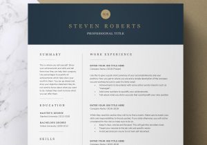 Sample Resume for Bridal Shop Owner Modern Executive Resume Template Professional Resume – Etsy