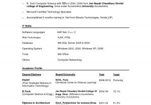 Sample Resume for Bsc Biotechnology Freshers Resume Resumee Coloring Best formats Livecareer format