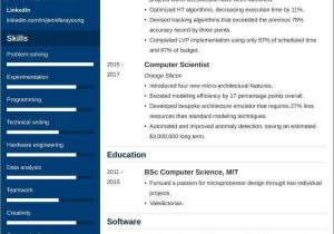 Sample Resume for Bsc Computer Science Student Science Resume Templates (lancarrezekiqcv Examples for Scientist)