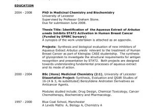 Sample Resume for Bsc Microbiologist Fresher Bsc Chemistry Fresher Resume Sample – Good Resume Examples