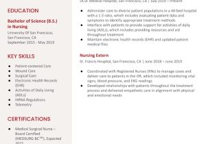 Sample Resume for Bsn Nurse Medical Surgical Medical Surgical Nurse Resume Examples In 2022 – Resumebuilder.com