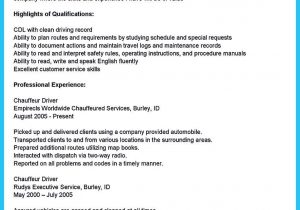 Sample Resume for Bus Driver Position School Bus Driver Resume Sample Doc October 2021