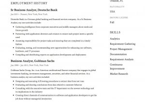 Sample Resume for Business Analyst with No Experience Business Analyst Resume Sample, Template, Example, Cv, formal …