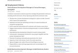 Sample Resume for Business Development Head Business Development Manager Resume & Guide 2022