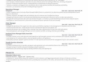 Sample Resume for Business Operations Manager Free Operations Manager Resume Sample – Rezi