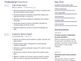 Sample Resume for Call Center Agent Call Center Agent Resume Example with Content Sample Craftmycv