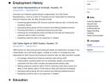 Sample Resume for Call Center Agent for First Timers Call Center Resume & Guide 12 Free Downloads