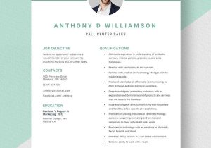 Sample Resume for Call Center Agent with No Work Experience No Experience Call Center Resume Template – Indesign, Word, Apple …