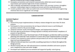 Sample Resume for Chemical Engineering Fresh Graduate Successful Objectives In Chemical Engineering Resume Resume …