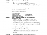 Sample Resume for Chemical Engineering Internship Internship Chemical Engineering Resume