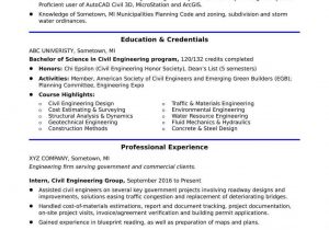 Sample Resume for Civil Engineer Fresh Graduate In Philippines Resume Samples for Civil Engineer In the Philippines