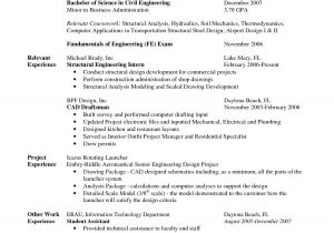 Sample Resume for Civil Engineering Student the Sample Civil Engineer Resume – Resume Template Online Civil …