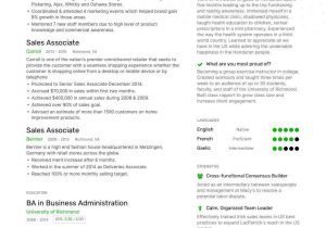 Sample Resume for Clothing Store Sales associate Sales associate Resume Examples Guide & Pro Tips Enhancv