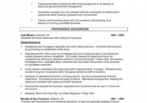Sample Resume for Coffee Shop Worker Cv for Coffee Shop Worker October 2021
