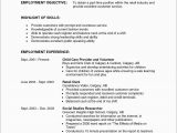 Sample Resume for College Student Looking for Part Time Job Resume ~ Part Time Job Objective Inspirational Free Resume …