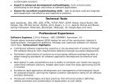 Sample Resume for Computer Engineer with Experience software Engineer Resume Monster.com