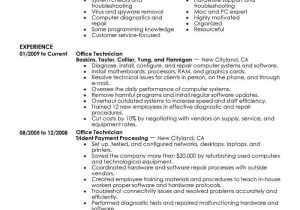 Sample Resume for Computer Repair Technician Computer Installation Technician Resume October 2021