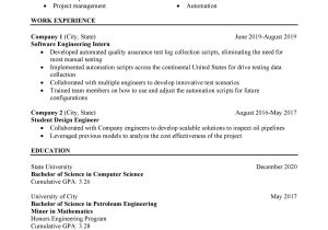 Sample Resume for Computer Science Fresh Graduate Reddit Computer Science Student Looking to Improve Resume : R/resumes