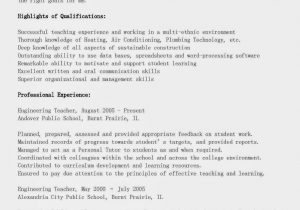 Sample Resume for Computer Science Lecturer In Engineering College Sample Resume Of Enginering Colege Lecturer