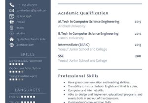 Sample Resume for Computer Science Teacher In India Resume for Teacher Fresher: 5 Cv Samples, Cover Letter, Tips …