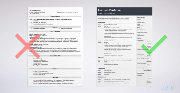 Sample Resume for Computer Support Technician Computer Technician Resume Sample & Job Description