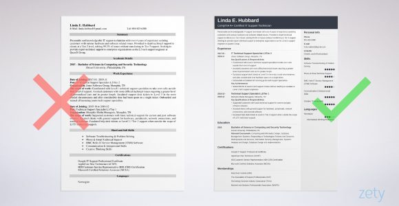 Sample Resume for Computer Technical Support Technical Support Resume Sample & Job Description [20 Tips]