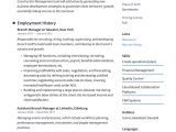 Sample Resume for Construction Branch Coordinagtor Branch Manager Resume & Guide 20 Templates 2022