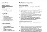 Sample Resume for Construction Branch Coordinagtor Construction Manager Resume Examples In 2022 – Resumebuilder.com
