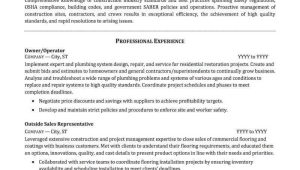 Sample Resume for Construction Company Owner Contractor and Construction Resume Samples Professional Resume …