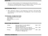 Sample Resume for Construction Engineering Graduate Sample Resume for Fresh Graduate Pdf