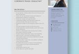 Sample Resume for Corporate Travel Consultant Corporate Travel Consultant Resume Template – Word, Apple Pages …