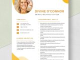 Sample Resume for Cremation View Specialist Animal Welfare Officer Resume Template – Word, Apple Pages, Psd …