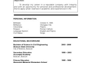 Sample Resume for Criminology Fresh Graduate Mark Ryan Quiambao Resume Philippines) Pdf Cognition Learning