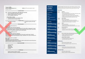Sample Resume for Criminology Fresh Graduate Police Officer Resume Examples (template & Guide)