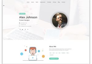 Sample Resume for Css3 HTML5 Knowledge 25 Best HTML5 Resume Templates 2022 – Colorlib