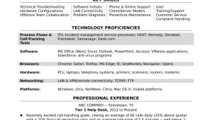 Sample Resume for Customer Service Desk Sample Resume for A Midlevel It Help Desk Professional Monster.com