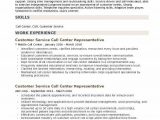 Sample Resume for Customer Service Representative Call Center Customer Service Call Center Representative Resume Samples