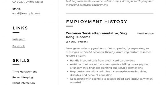 Sample Resume for Customer Service Representative In Retail How to: Customer Service Representative Resume &   12 Pdf Samples