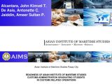 Sample Resume for Customs Broker Philippines Group 1: Alcantara, John Kimvel T. De asis, Antonette C. Jaiddin …