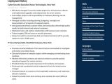 Sample Resume for Cyber Security Graduate Cyber Security Resume Examples & Writing Tips 2022 (free Guide)
