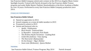 Sample Resume for Dance Team Captain Dance Resume Examples In 2022 – Resumebuilder.com